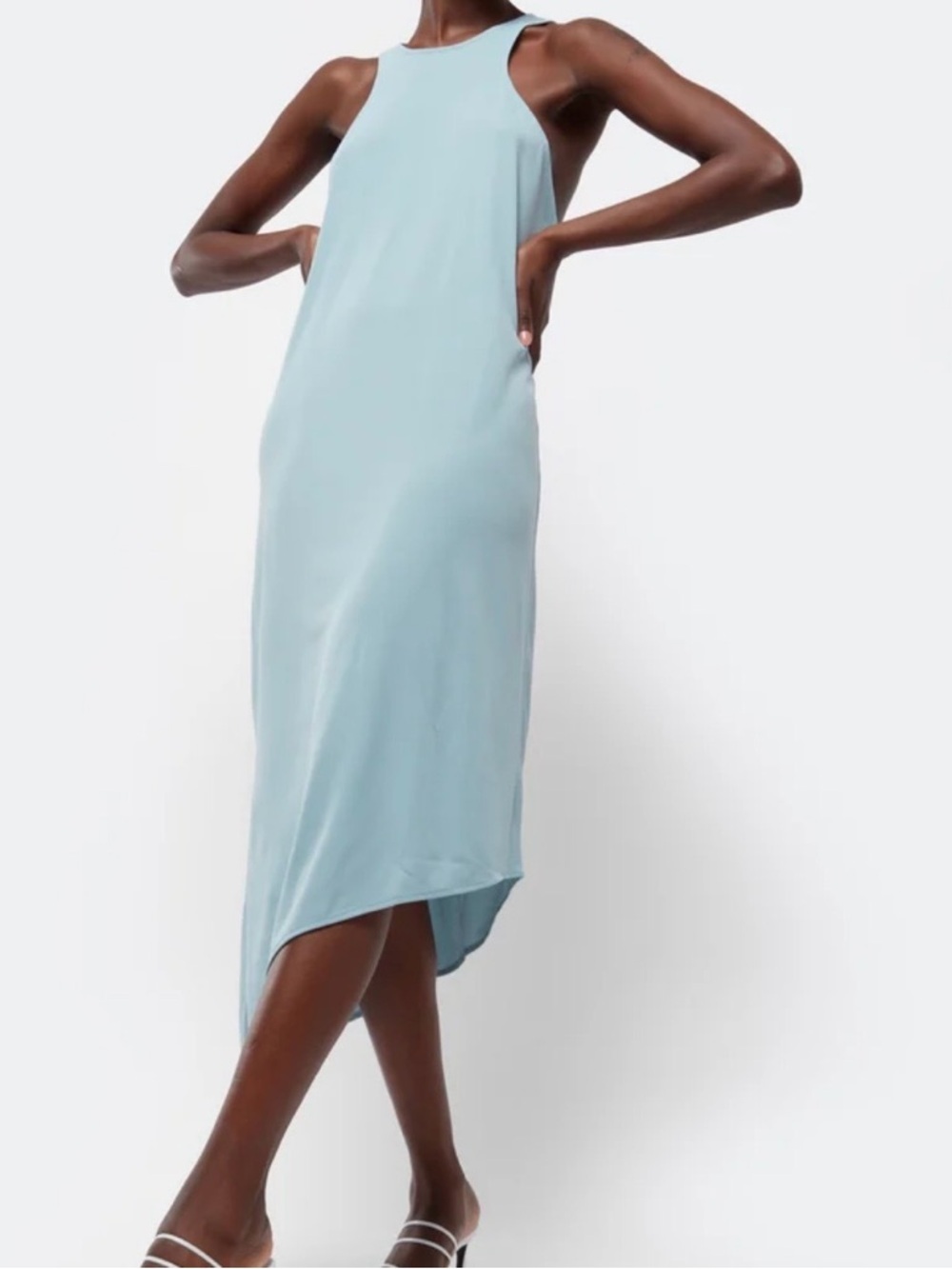 Zara Asymmetrical Sleeveless Dress